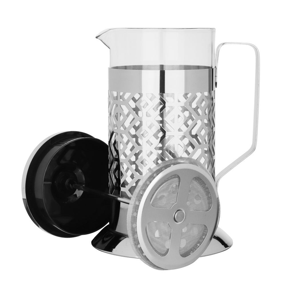 SATOSHI Гельсингфорс Френч-пресс 1000мл, жаропрочное стекло, арт.№ 850-201