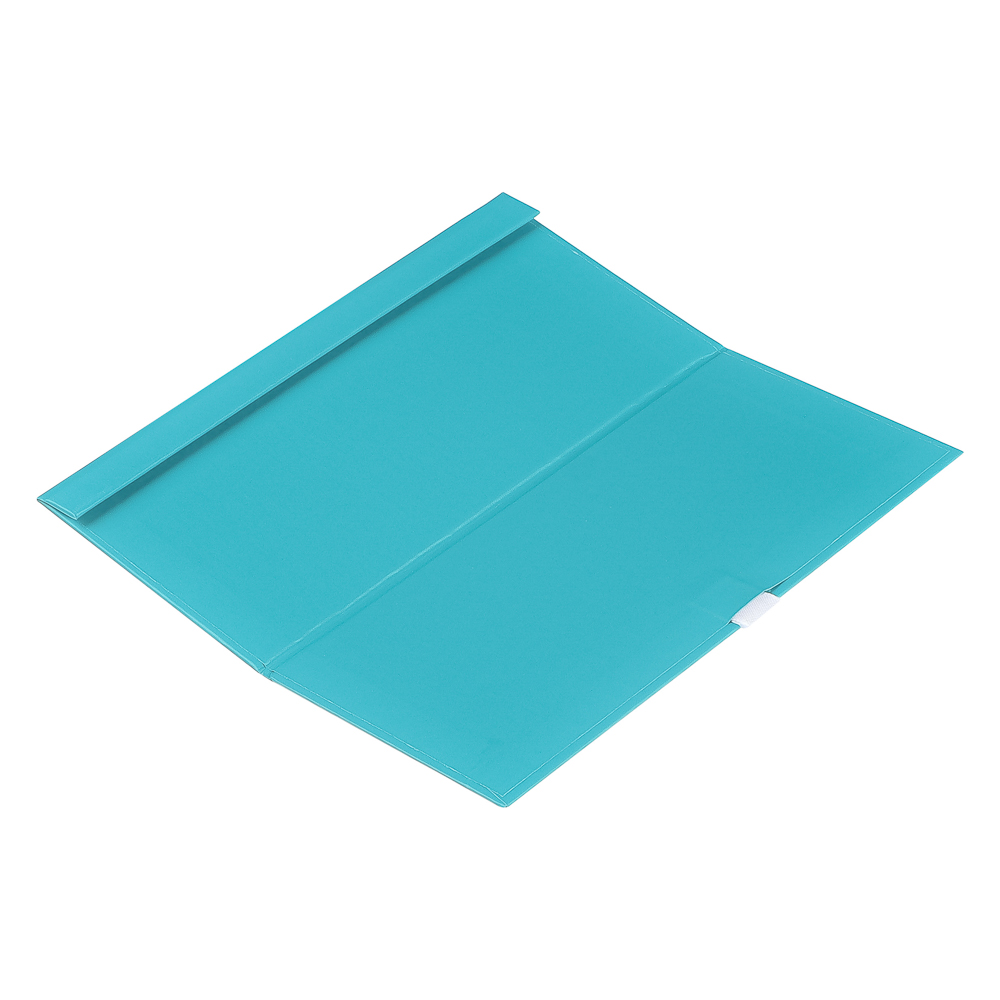 Конверт подарочный мелованная бумага, с бантом, 172х83, бирюзовый, арт.№ 207-265