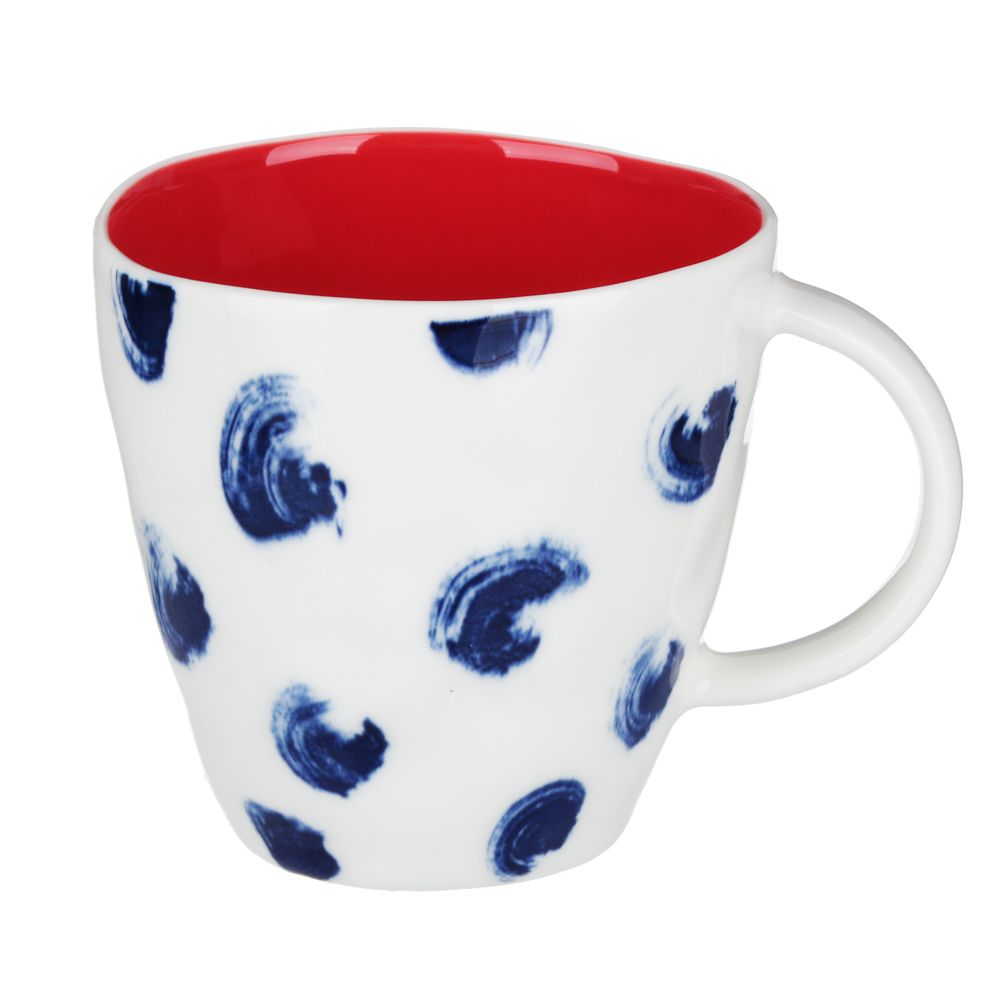 MILLIMI Индиго Кружка, 380мл, 9х7,5х9см, керамика, арт.№ 824-466