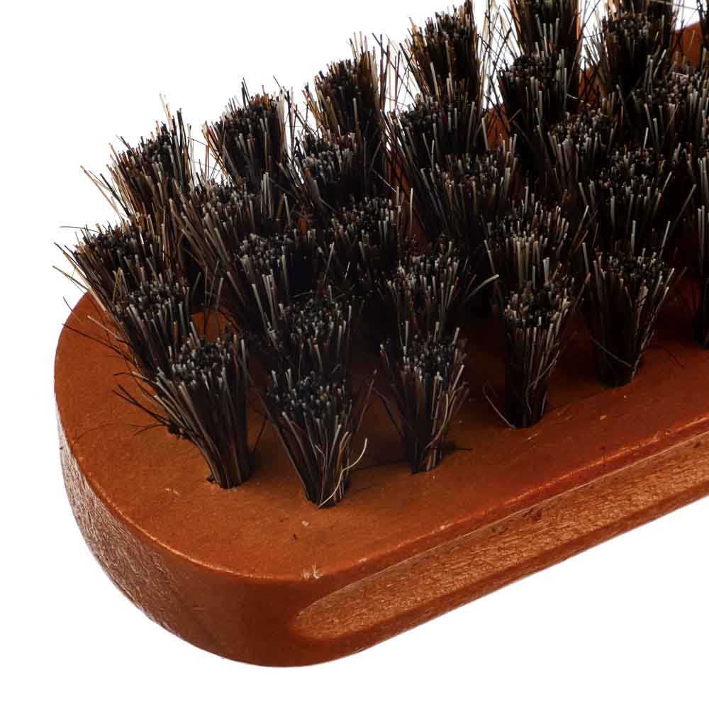 Щетка для обуви, натуральный ворс, 13x4x2см, арт.№ 458-003