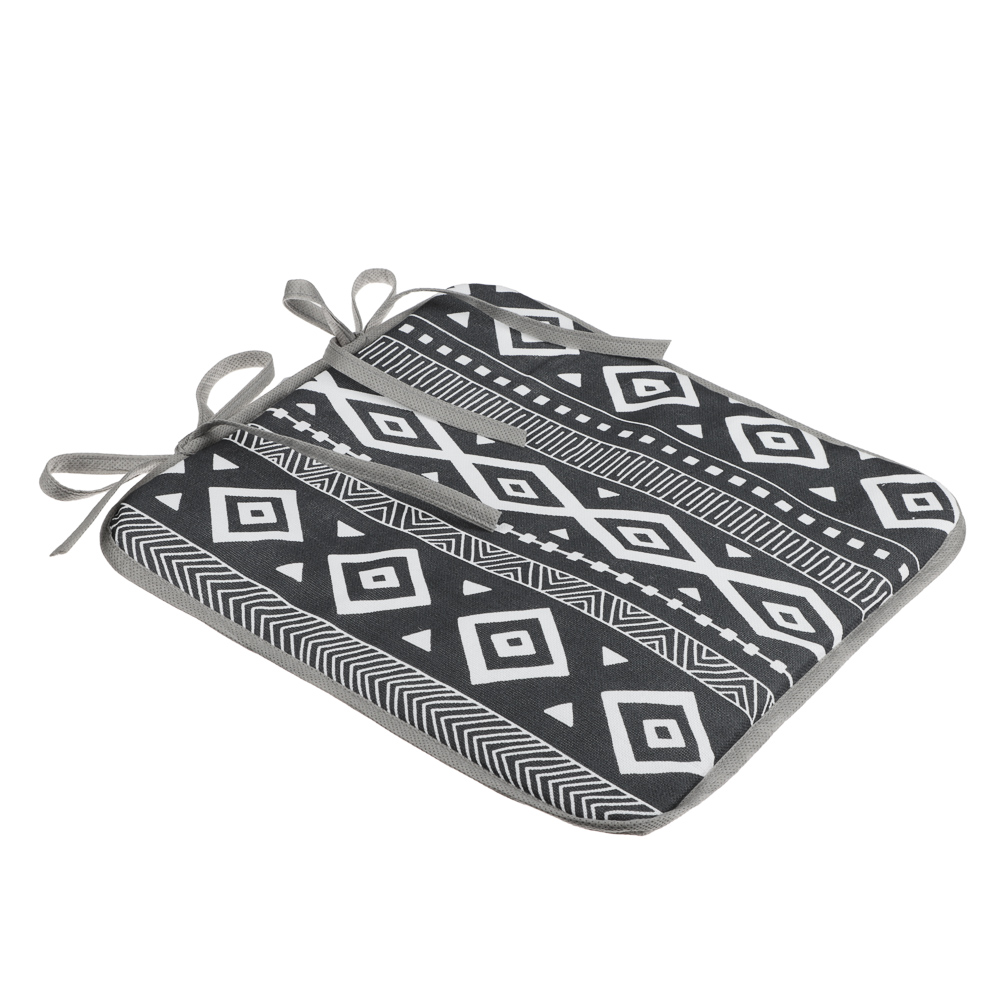 Подушка на стул, 34х34см, рогожка, арт.№ 482-595