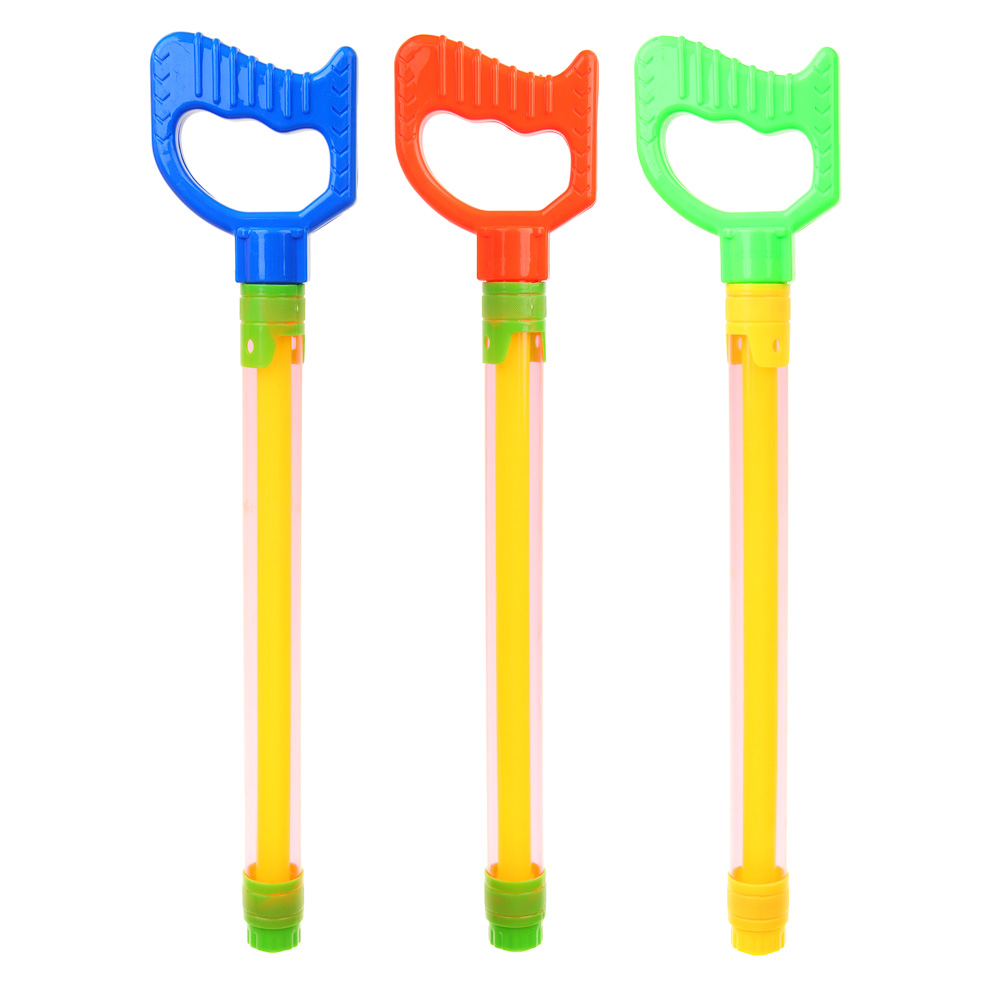 ИГРОЛЕНД Пушка водная с ручкой, 22.5х13х38.2см, PVC, PP, ABS, 130ml, 3 дизайна, арт.№ 277-006