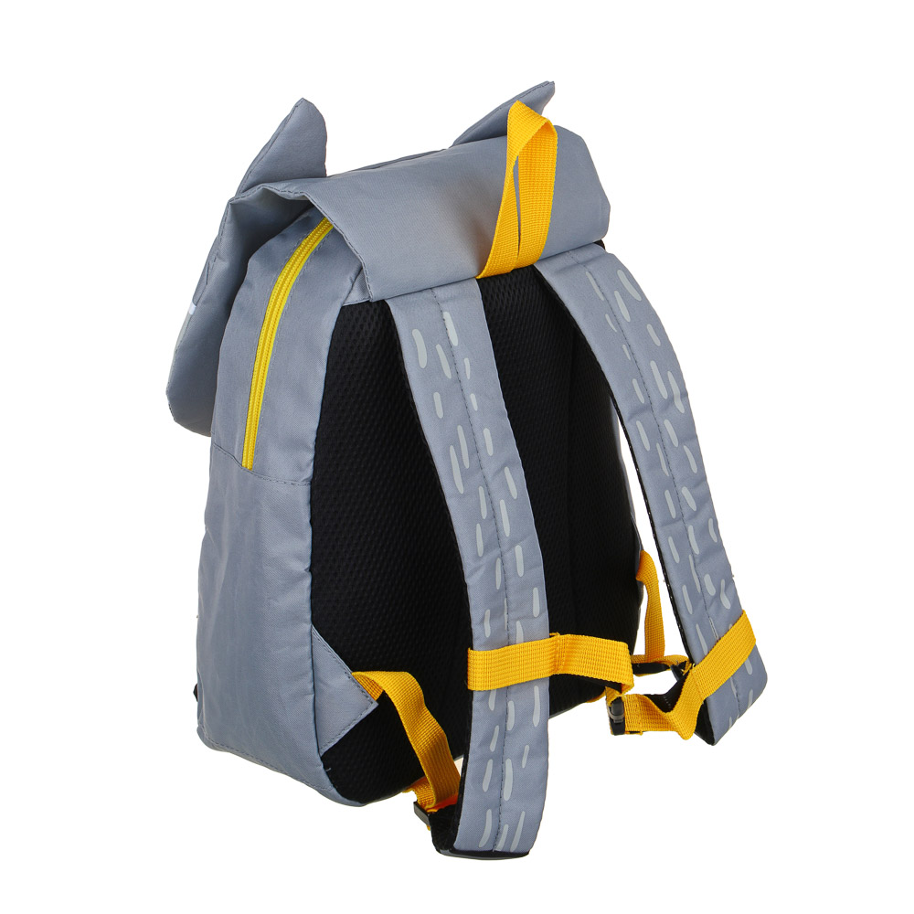 Рюкзак мини в форме енота, 34х27х11см, 1 отделение на молнии, клапан на липучке, ПЭ, арт.№ 254-693