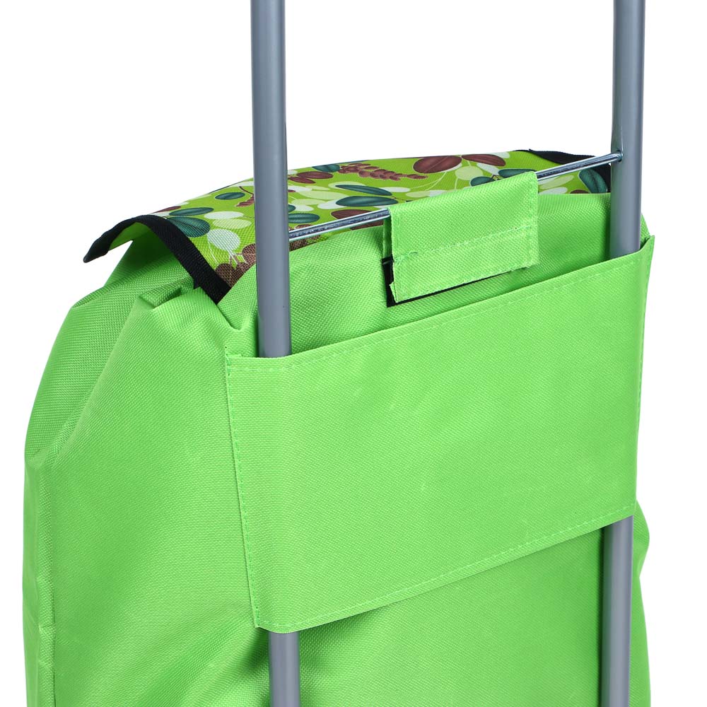 VETTA Тележка + сумка, до 30кг, 30х22х86см, 21л, брезент, колеса ЭВА d14,5см, арт.№ 467-018