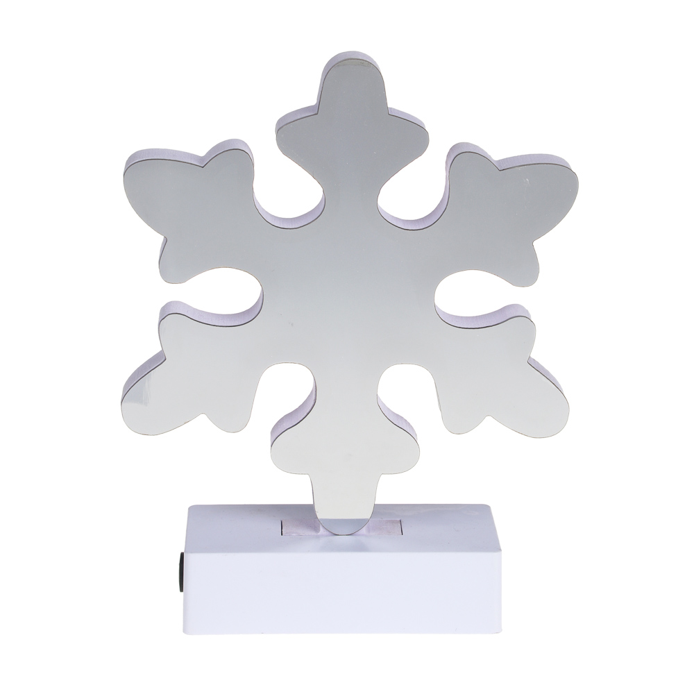 СНОУ БУМ Светильник декоратив. в виде Снежинки с LED подсветкой,USB,1реж.,20х15,5х4,5см,полипропилен, арт.№ 392-066