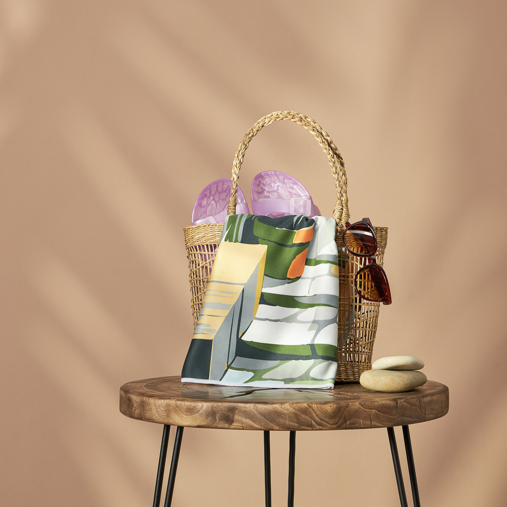 PROVANCE Саммер Полотенце пляжное из микрофибры 70х150см, 100% полиэстер, Амальфи, арт.№ 496-037