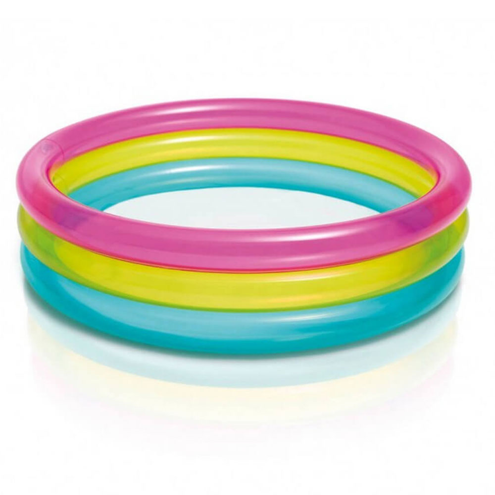 INTEX Бассейн детский, 86х25см, "Радуга", 1-3 года, 57104NP, арт.№ 109-131