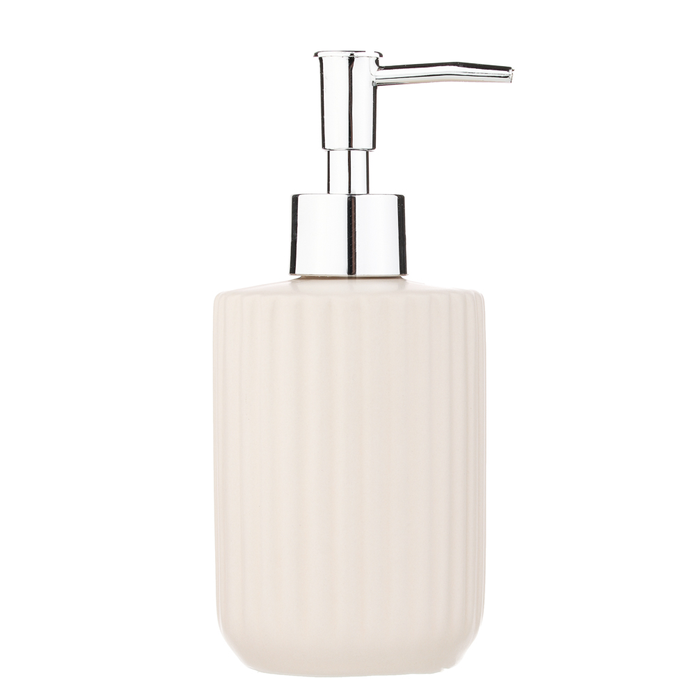 VETTA Дозатор для жидкого мыла "Вертикаль", керамика, 3 цвета, арт.№ 463-971