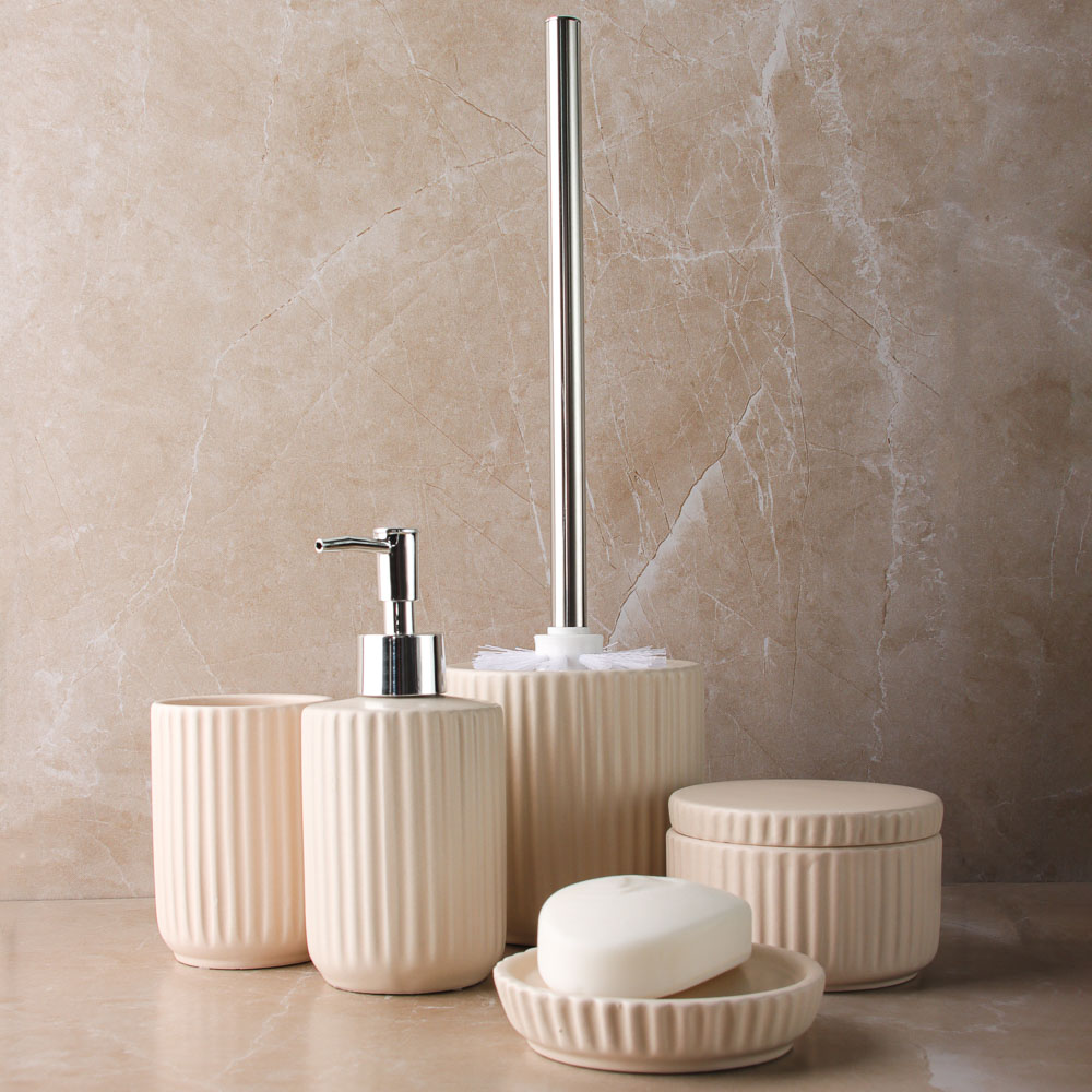 VETTA Дозатор для жидкого мыла "Вертикаль", керамика, 3 цвета, арт.№ 463-971