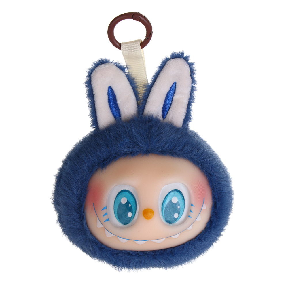 ИГРОЛЕНД Игрушка мягкая "Ла Монстрик"  на подвесе, 9х10 см, полиэстер, PVC, микс видов, арт.№ 264-473