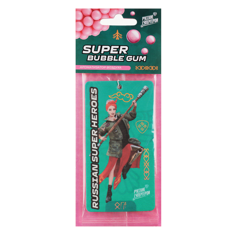 BY Ароматизатор бумажный Герои Вселенной, Бабл Гам, Ваниль, Океанская свежесть, Цитрус, арт.№ 794-639