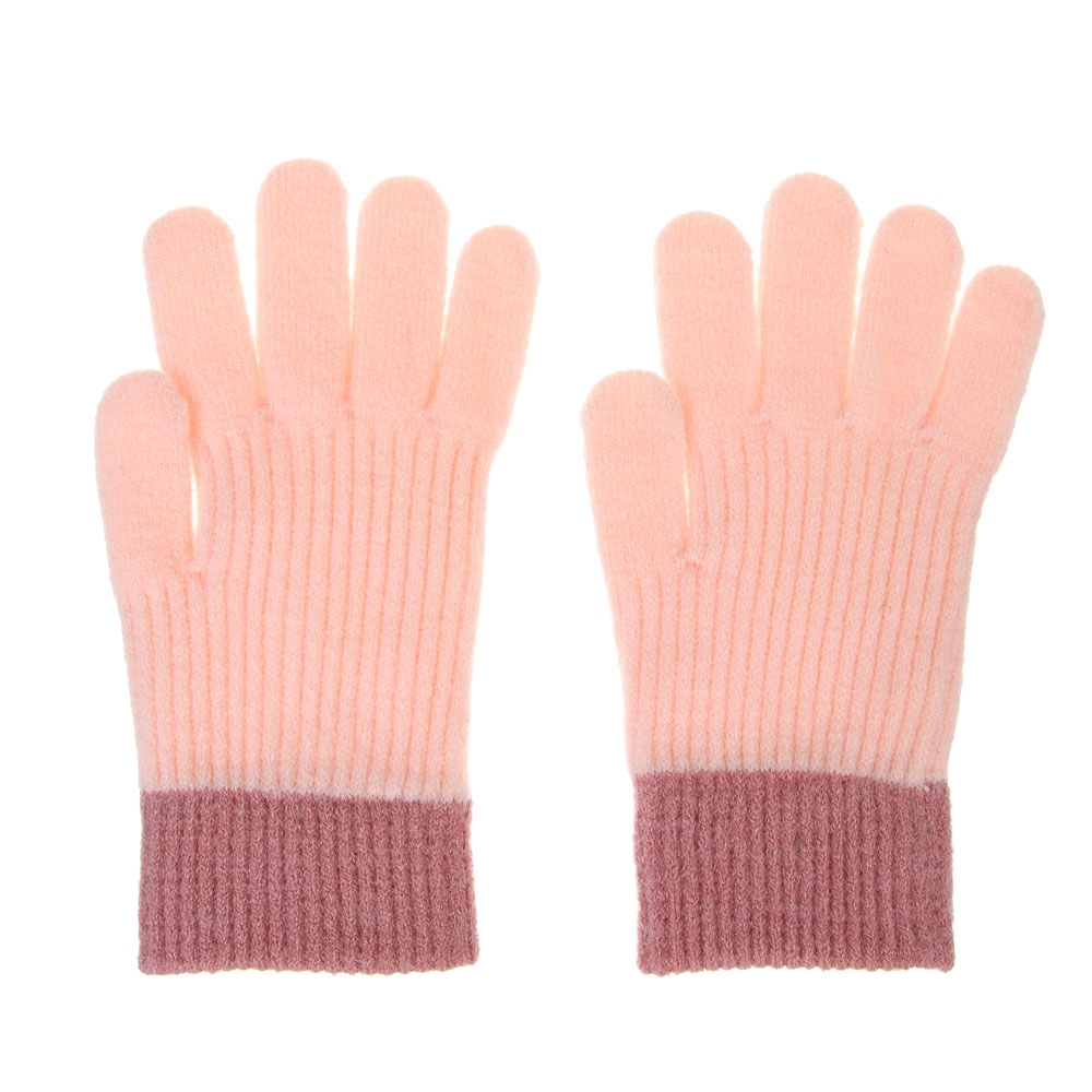GALANTE Перчатки детские с начесом однослойные, р.14, 100% полиэстер, цвет в ас-те, ОЗ25-36, арт.№ 363-452