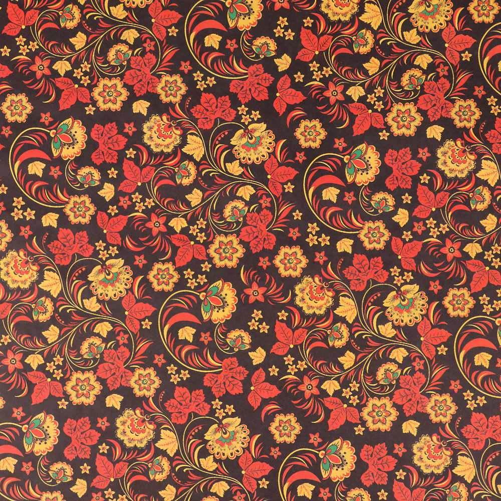 Бумага упаковочная, 70х100см, 70 гр, 10 дизайнов, арт 1, арт.№ 207-225