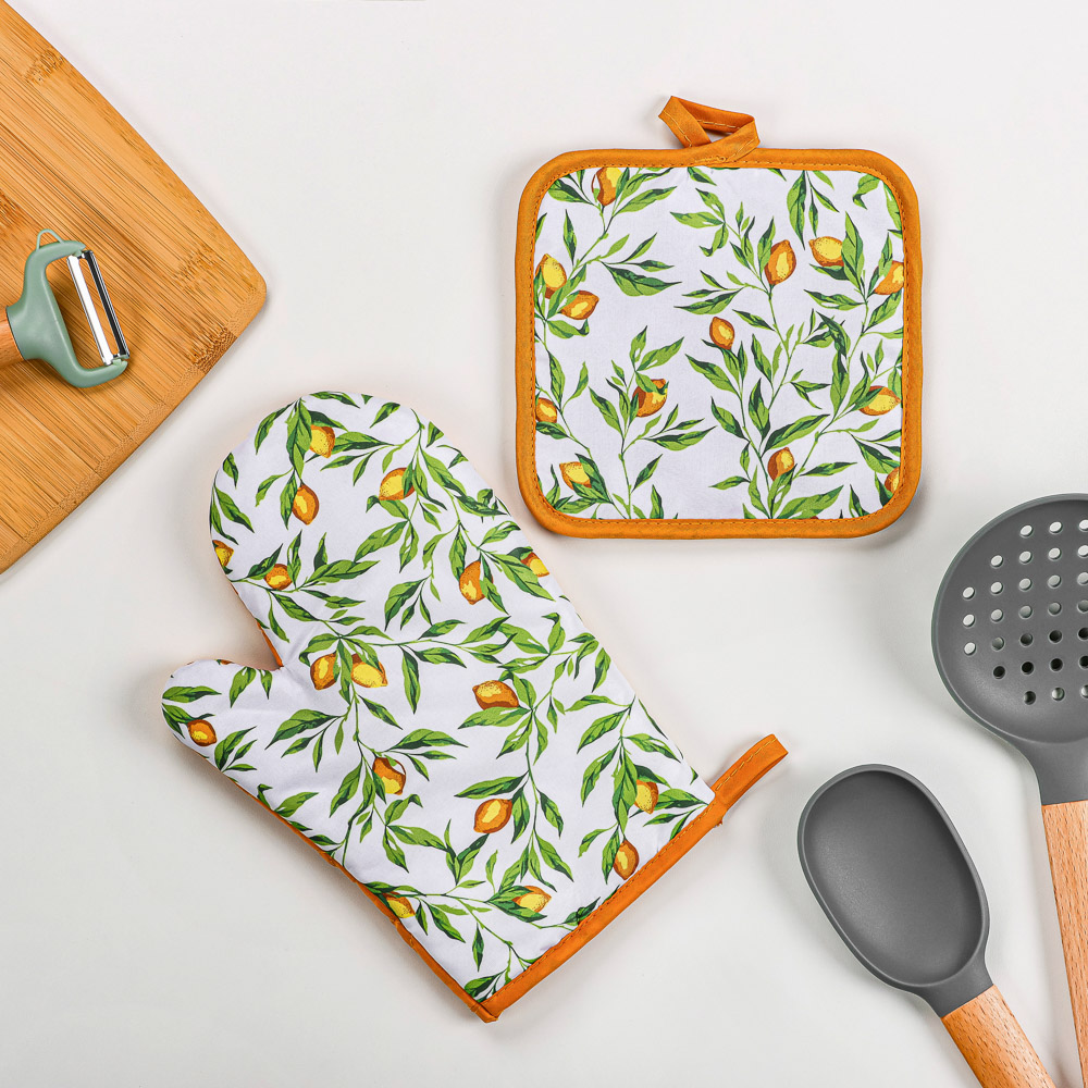 PROVANCE Лимонный курд Прихватка, полиэстер, 17х17см, арт.№ 493-120