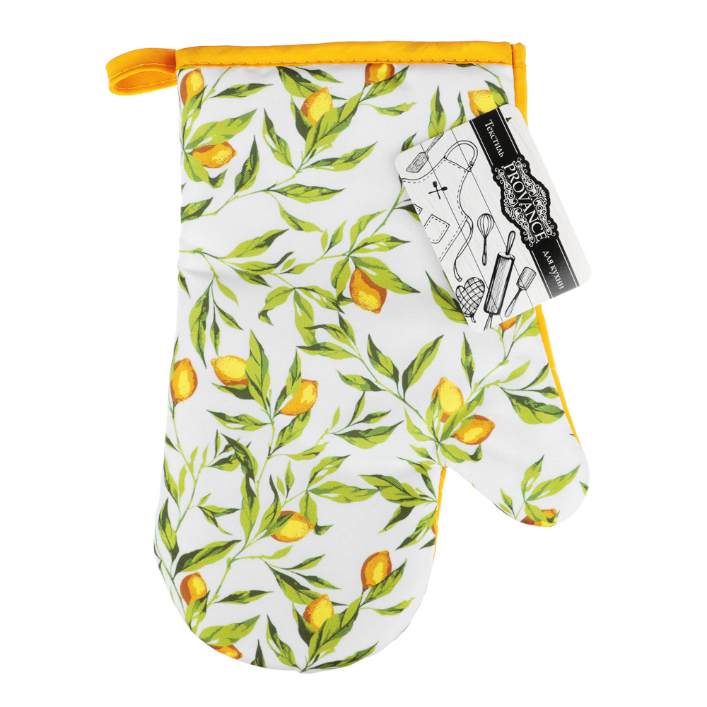 PROVANCE Лимонный курд Прихватка-варежка, полиэстер, 27см, арт.№ 493-121