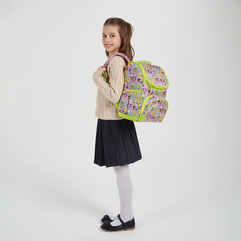 Кавай Ранец шк.жесткий 35х27х18см, 1отд., 3карм., эргон.спинка, рег.нагруд.стяжка, вес около 800г, арт.№ 254-006