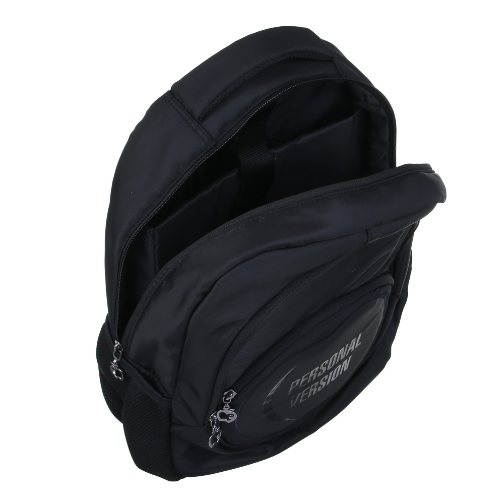 Персонал Рюкзак подростковый 41х31х13см, 2 отд., 3 карм., ручка, ПЭ, отд.иск.кожей, арт.№ 577-005