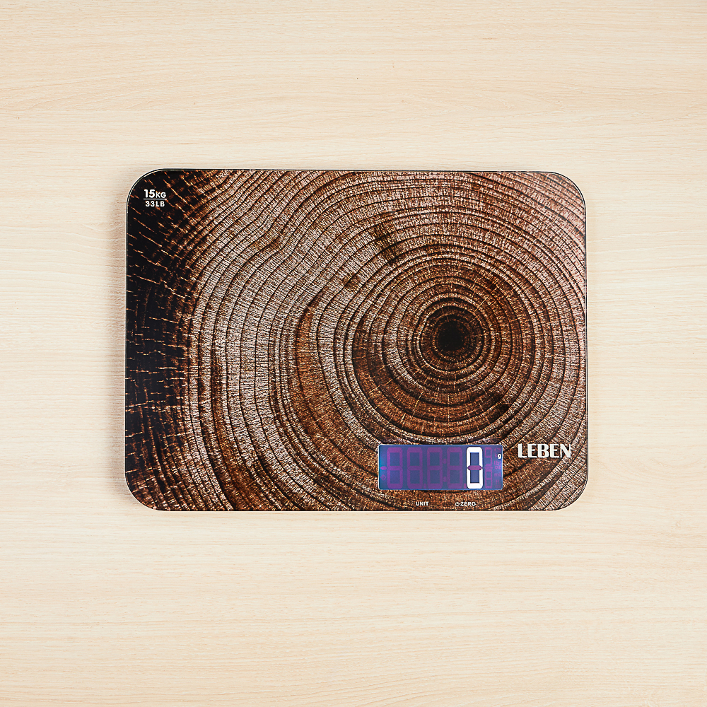 LEBEN Весы-доска, максимальный вес 15кг, ЖК-дисплей, 35x26x2,7 см, 3xAAA, арт.№ 268-060