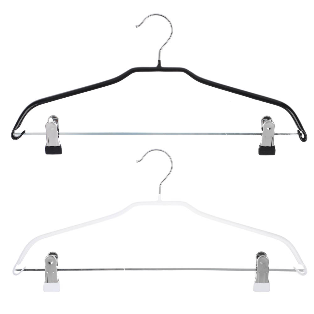 VETTA Вешалка металл (сталь) с ПВХ покрытием и клипсами 40см (цвет mix), TCH-203, арт.№ 456-037