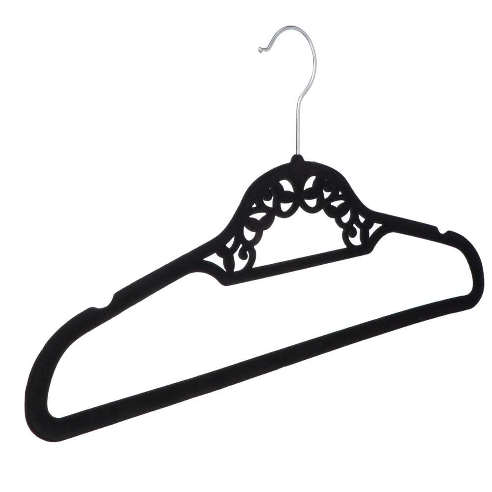 VETTA Набор вешалок для одежды 2шт, 42см, с покрытием флок, арт.№ 456-076