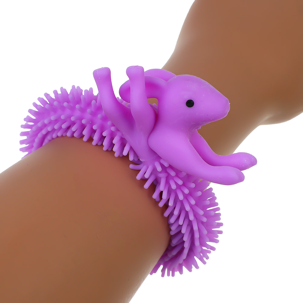 Антистресс игрушка гусеница, ИГРОЛЕНД, TPR, 20-26см, арт.№ 295-214