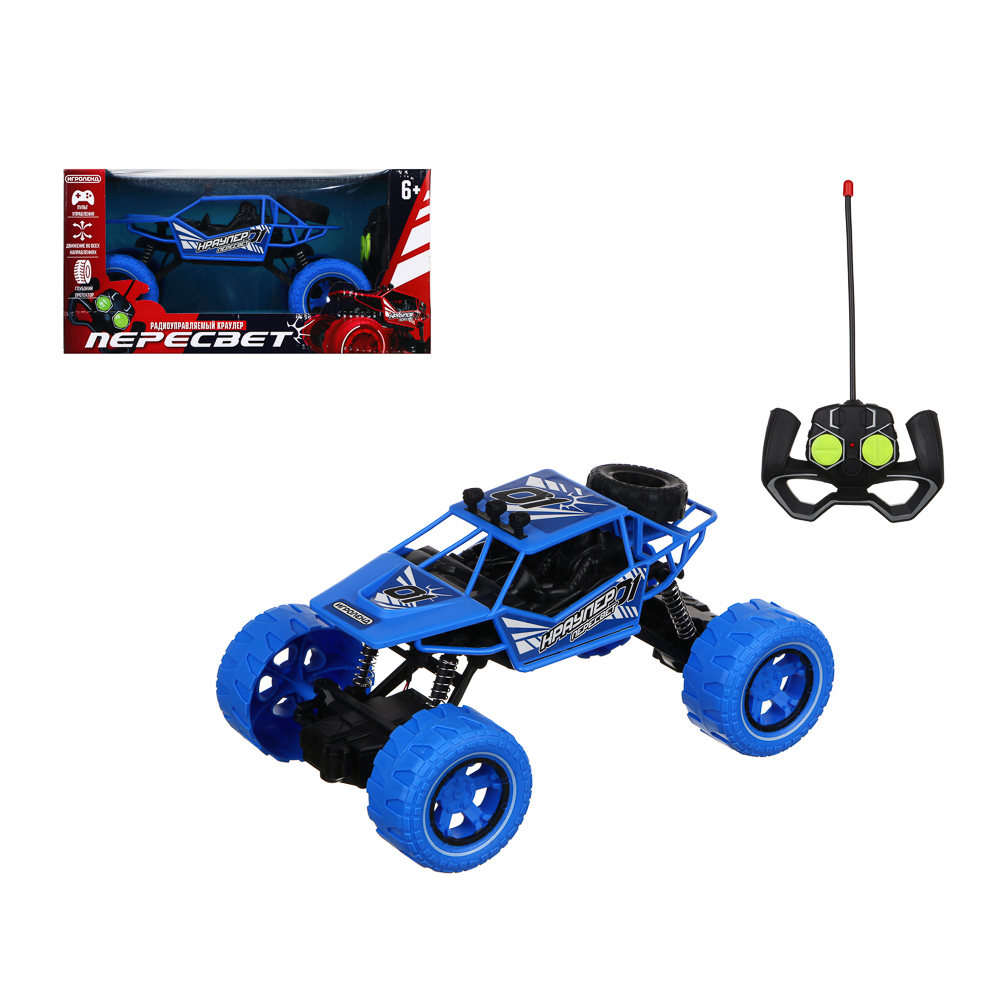 ИГРОЛЕНД Модель на радиоуправлении Краулер Пересвета, 5 АА, ABS, 26,9х13,7х15,9см, 2 дизайна, арт.№ 293-198