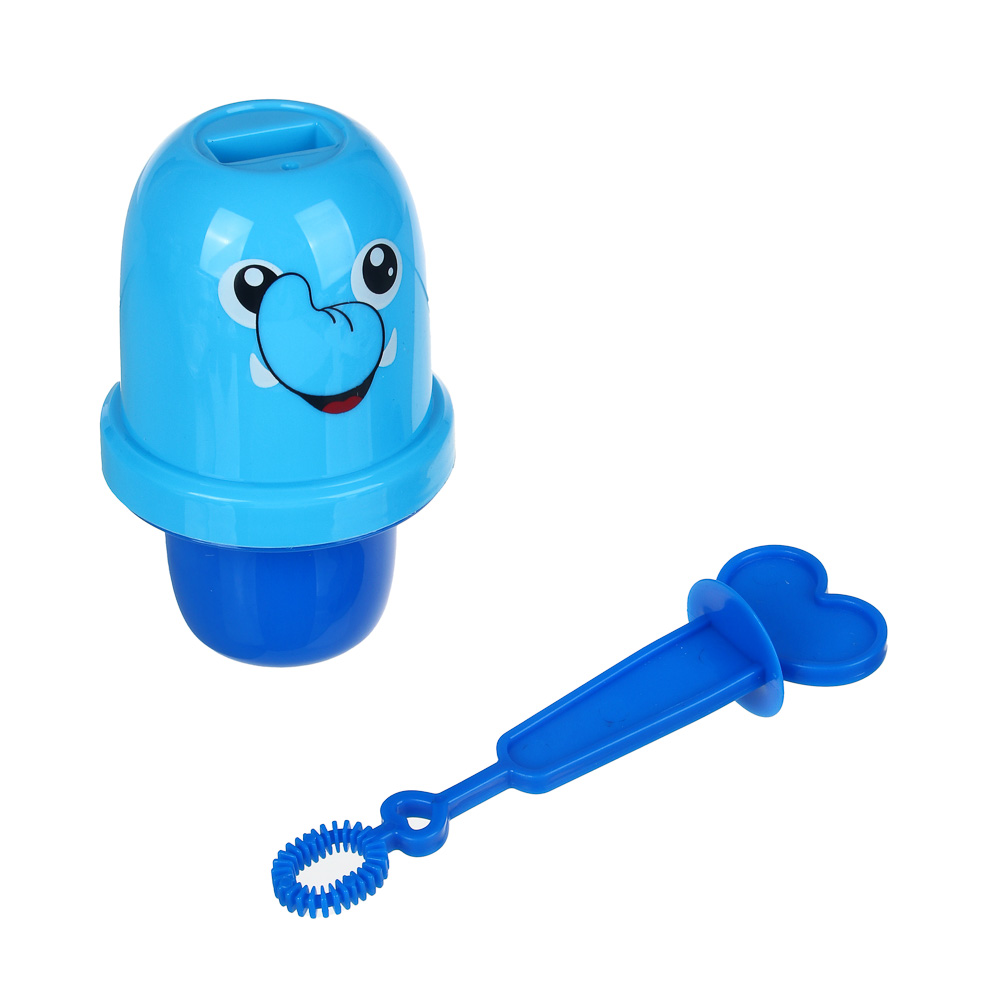 ИГРОЛЕНД Мыльные пузыри "Веселые зверята", мыл.раств 60 мл., ABS, 13х6х18см, арт.№ 460-026