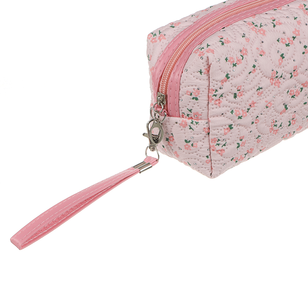 Косметичка прямоугольная тм ЮL Мильфлёр, 100% полиэстер, 18x10x7,5 см,  3 цвета, арт.№ 327-345