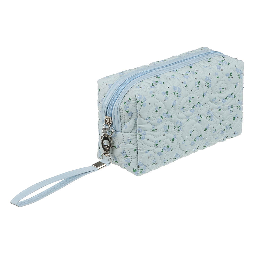 Косметичка прямоугольная тм ЮL Мильфлёр, 100% полиэстер, 18x10x7,5 см,  3 цвета, арт.№ 327-345