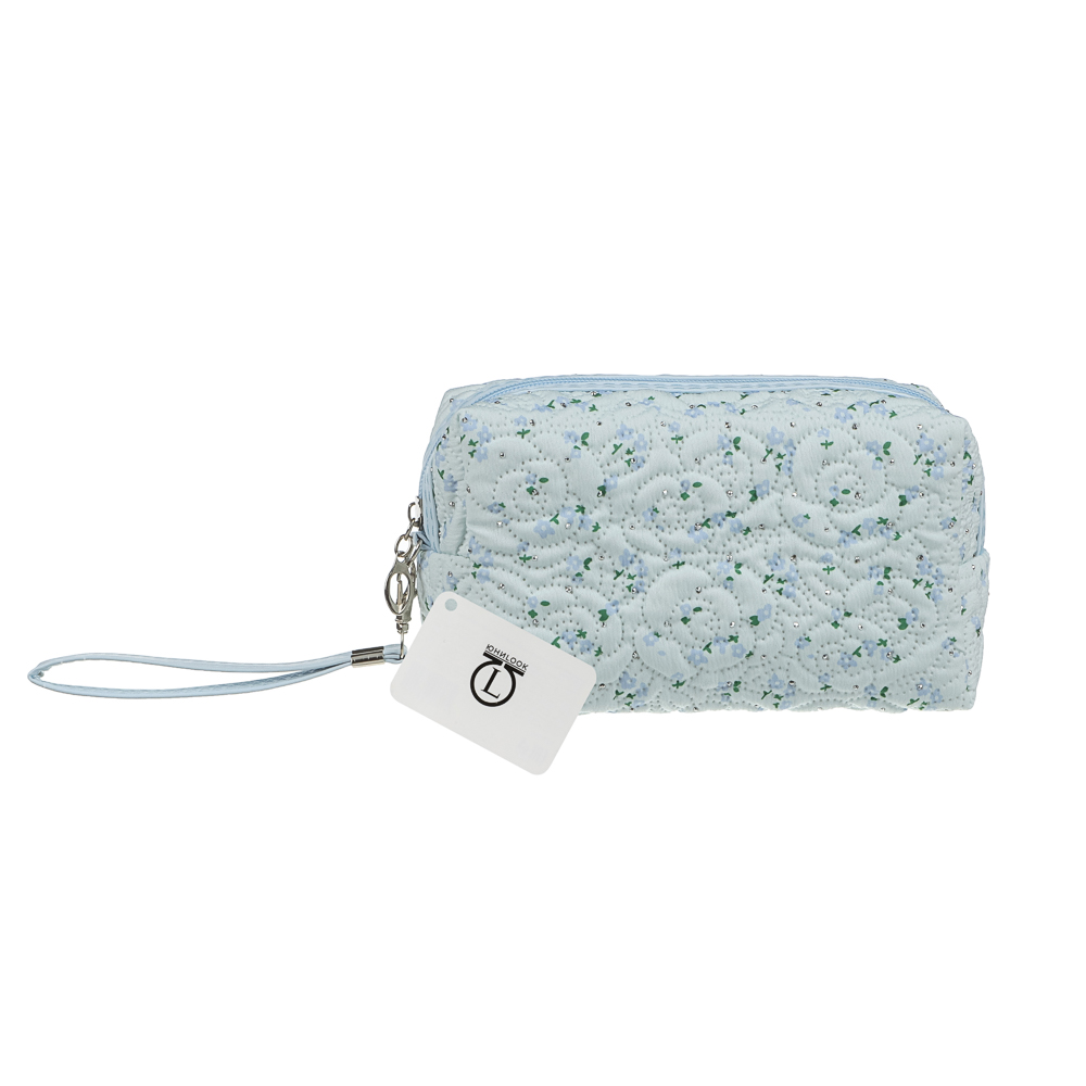 Косметичка прямоугольная тм ЮL Мильфлёр, 100% полиэстер, 18x10x7,5 см,  3 цвета, арт.№ 327-345