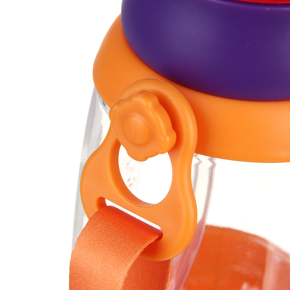 BY Русские Супергерои Бутылка детская с поильником, 8.5x19см,520мл,"Василиса" PC, PP, силикон, арт.№ 088-107