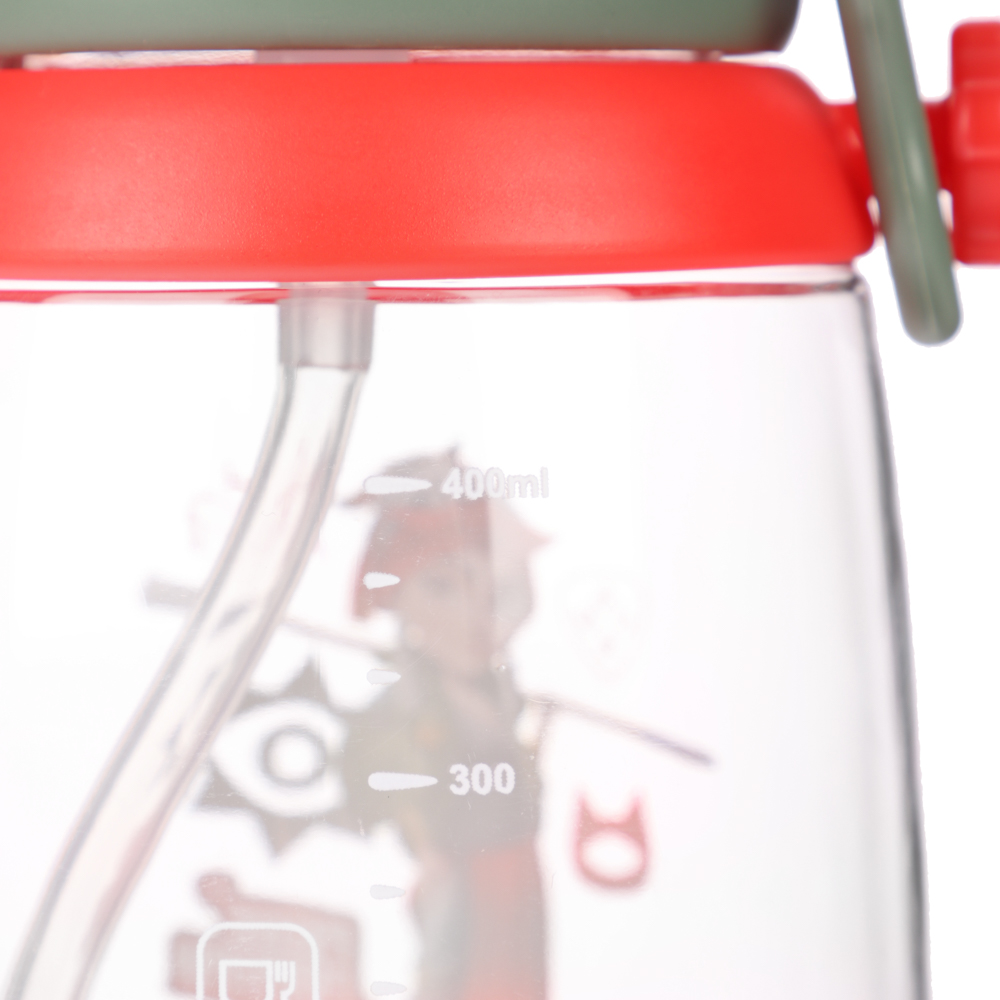 BY Русские Супергерои Бутылка детская с поильником, 8.5x19см,520мл,"Яга", PC, PP, силикон, арт.№ 088-110