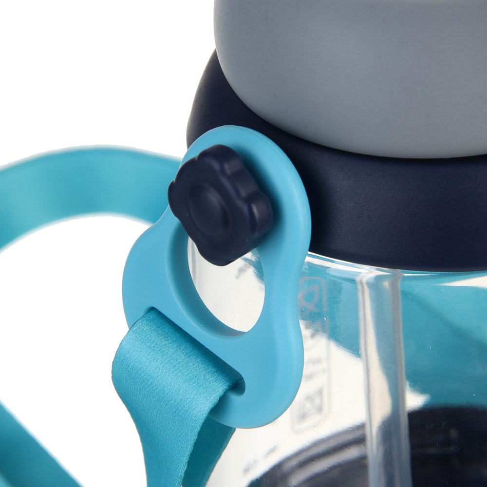 BY Русские Супергерои Бутылка детская с поильником, 8.5x19см,520мл,"Ермак", PC, PP, силикон, арт.№ 088-111