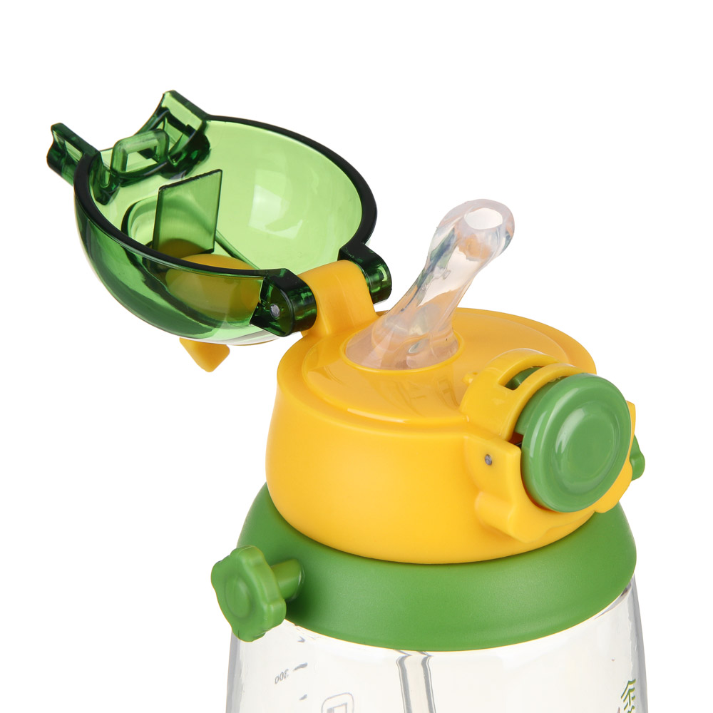BY Русские Супергерои Бутылка детская с поильником, 8.5x19см,520мл,"Леший", PC, PP, силикон, арт.№ 088-112