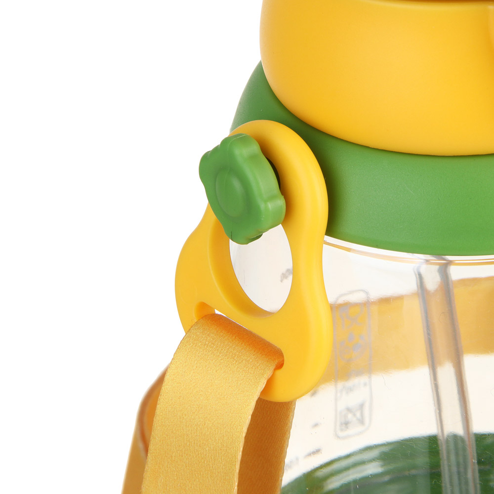 BY Русские Супергерои Бутылка детская с поильником, 8.5x19см,520мл,"Леший", PC, PP, силикон, арт.№ 088-112