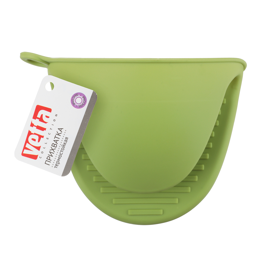 VETTA Прихватка силиконовая термостойкая, 9,5х8см, 3 цвета, арт.№ 891-032