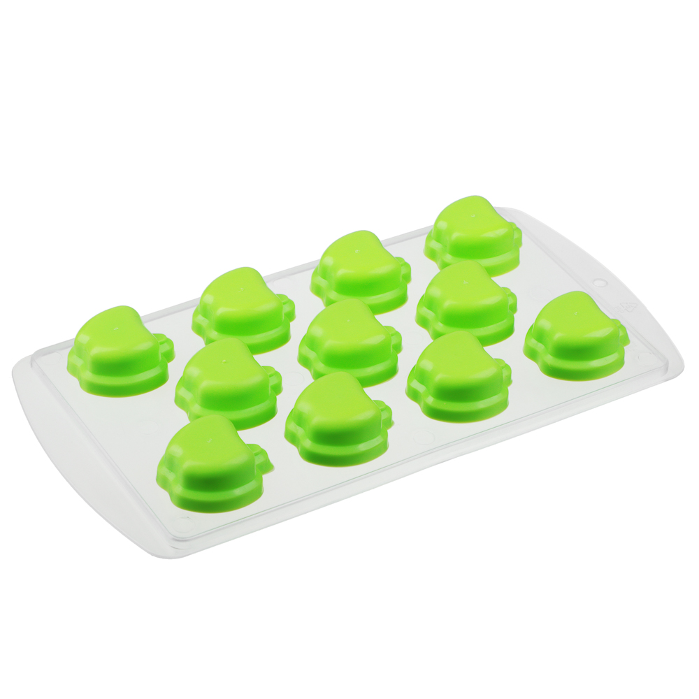 Форма для льда пластик + ТПР, 21х11см, 2 вида, арт.№ 892-186