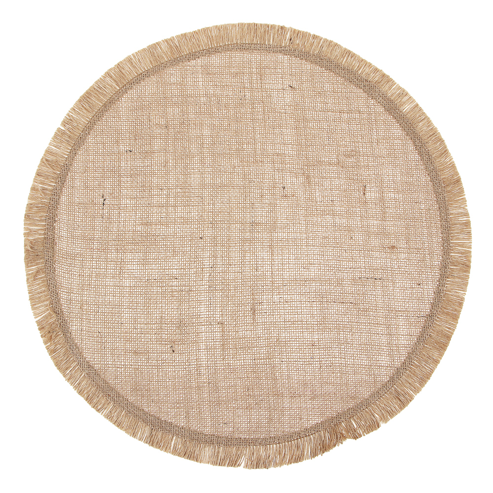 Подложка декоративная круглая, d38см, джут, "ЭКО", арт.№ 890-373