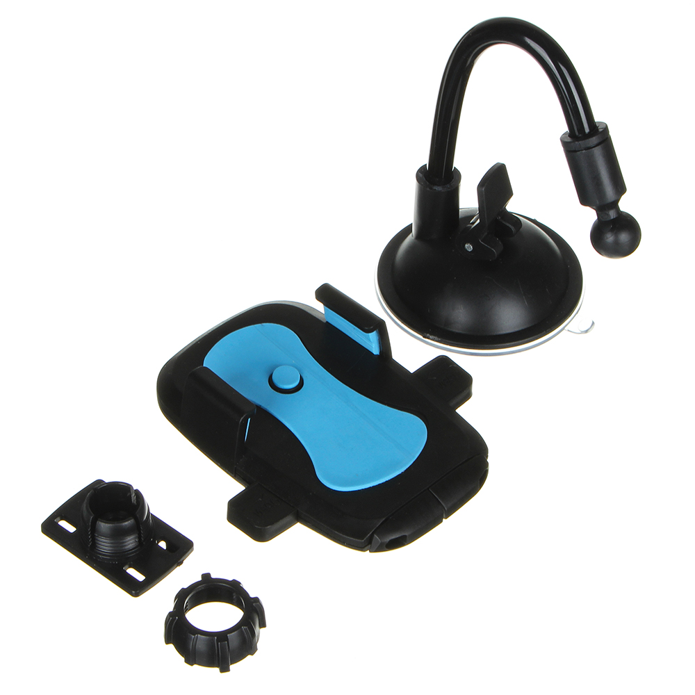 ЕРМАК Держатель телефона на присоске, тип: раздвижной, гибкая ножка, 23см, пластик, арт.№ 733-027