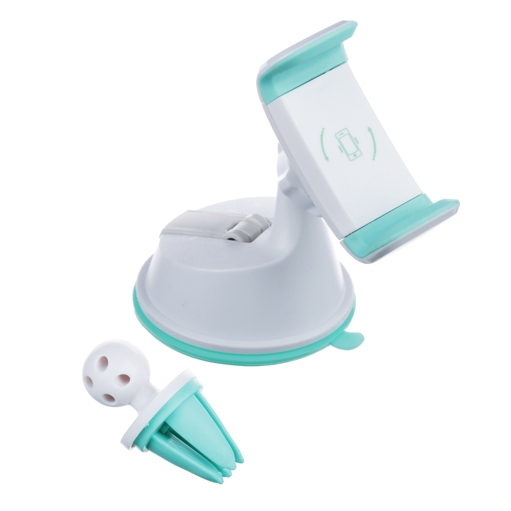 NG Держатель телефона универсальный, присоска/дефлектор, пластик, арт.№ 733-028