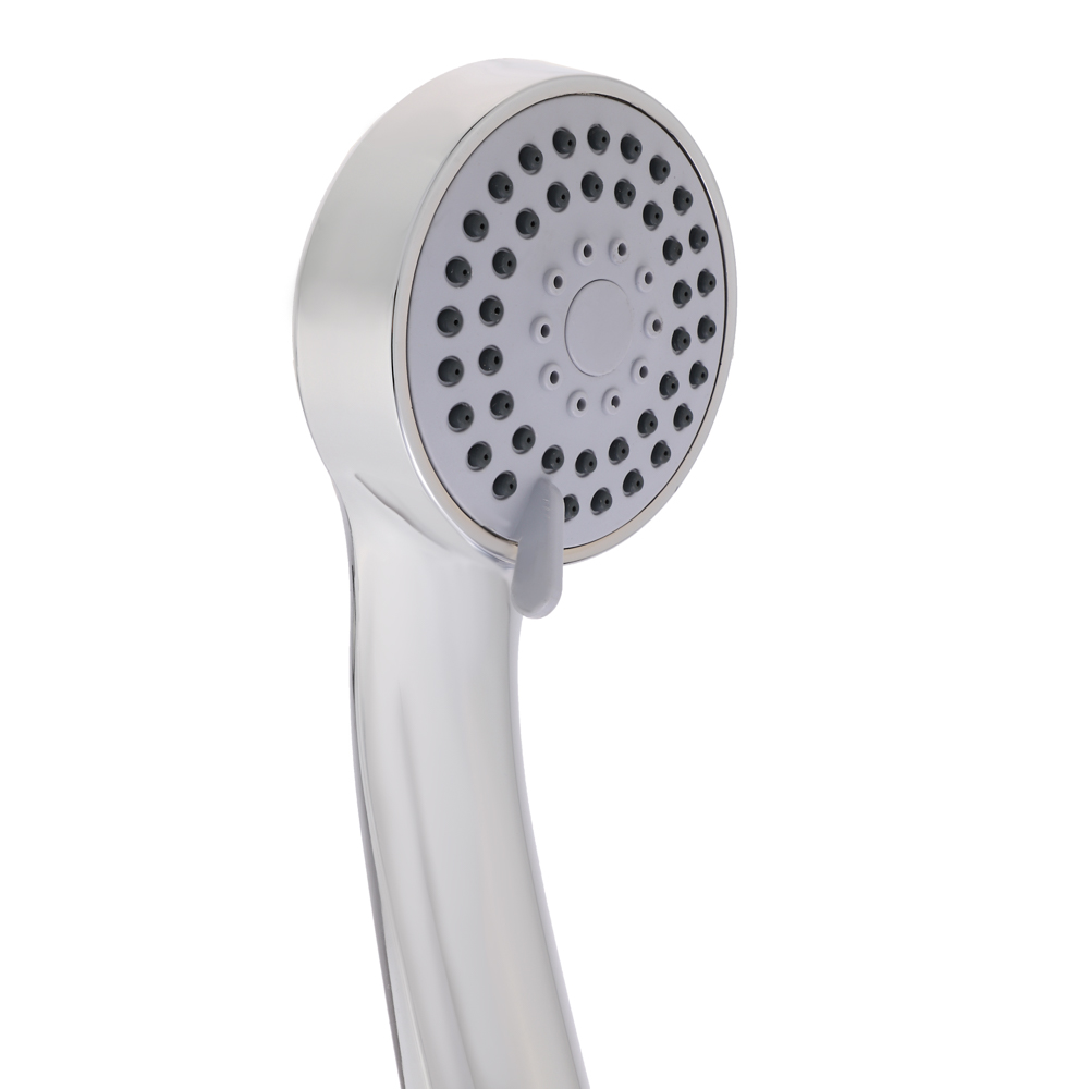 RAIN Смеситель для ванны Обсидиан, прямой излив 35см, душ. набор, картридж 35мм, латунь, хром, арт.№ 561-313