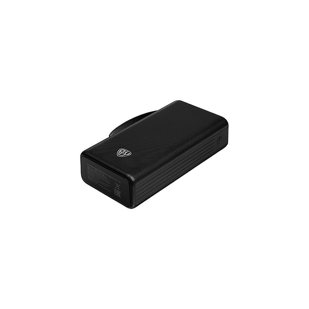 Аккумулятор мобильный BY 30000мАч, 2xUSB-A, 2xUSB-C, 20W, 3A, цифровой индикатор, пластик, чёрный, арт.№ 031-162