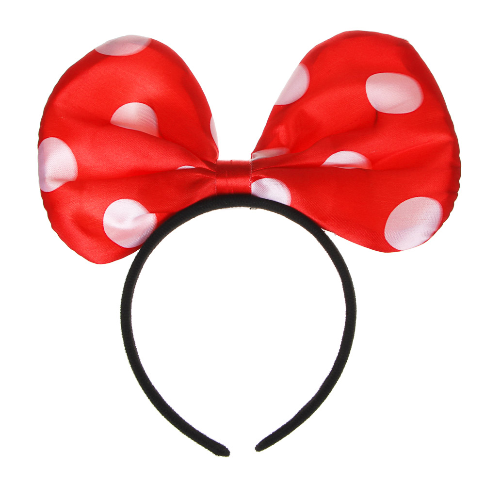 СНОУ БУМ Ободок карнавальный LED, пластик, полиэстер, 3хLR44, 21х23,5 см, 4 цвета, арт.№ 343-105