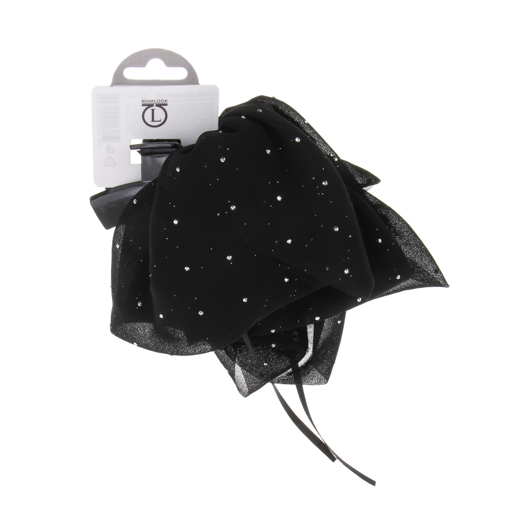 Краб-бант для волос, тм ЮНИLOOK, 14см, акрил, 2 цвета, #18, арт.№ 321-412