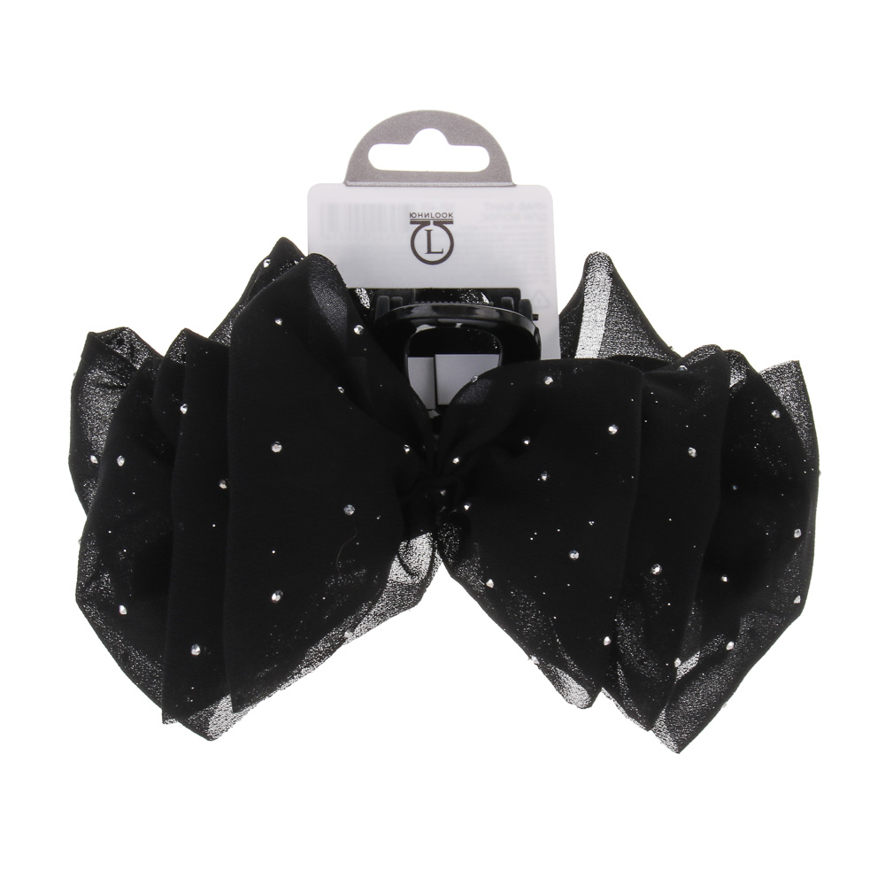 Краб-бант для волос, тм ЮНИLOOK, 13см, акрил, 2 цвета, #19, арт.№ 321-413