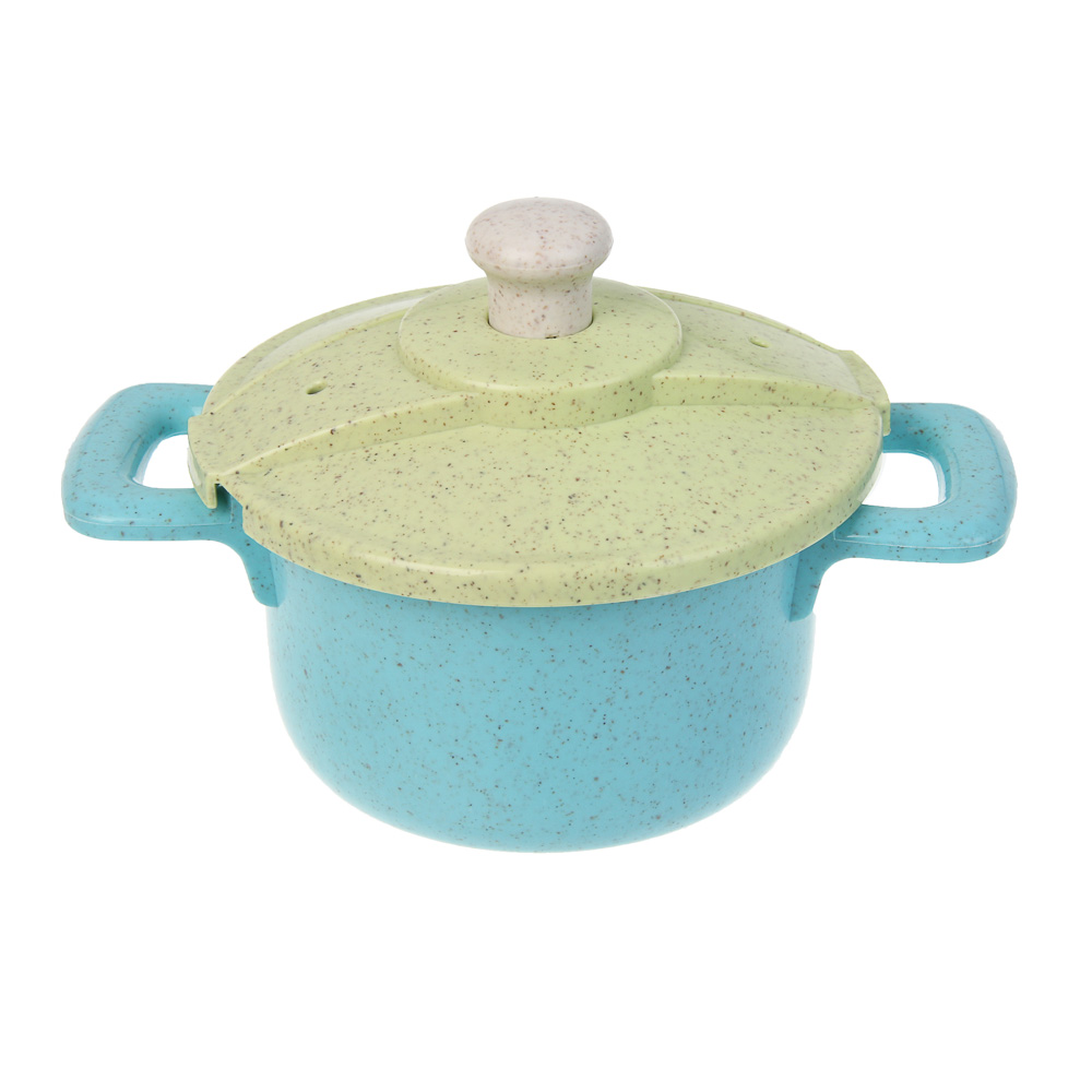 ИГРОЛЕНД Игровой набор посуды "Экопластик", 14 предметов, пластик, 29х10х20 см, арт.№ 294-229