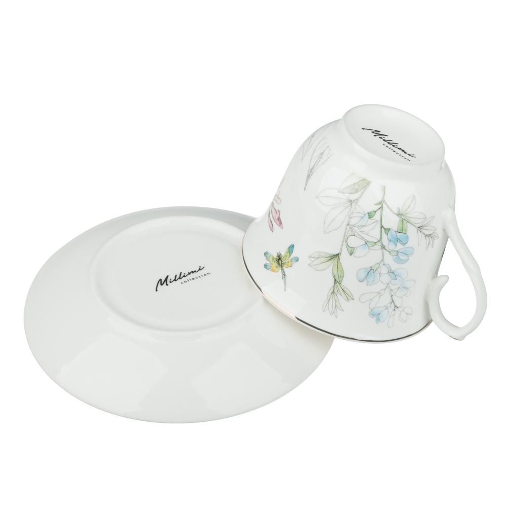 Набор чайный 2 пр., 225мл, MILLIMI, Стрекоза, фарфор, арт.№ 802-561