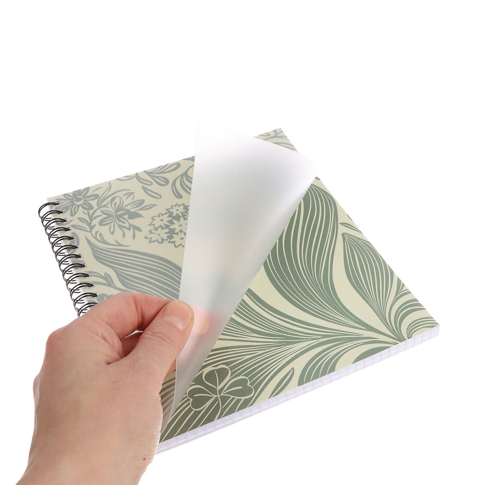 Тетрадь 96 л. "Botanica" А5, в клетку, пластиковая обложка, спираль, в ассортим., арт.№ 578-174