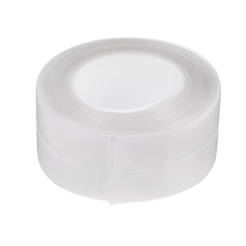 Лента бордюрная, самоклеящаяся, 3,8х320см, акриловая, прозрачный, арт.№ 565-160