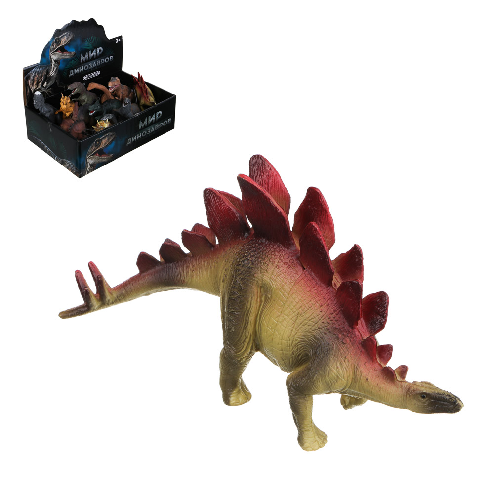ИГРОЛЕНД Фигурка в виде динозавра, 20см, PVC, 12 дизайнов, арт.№ 274-129